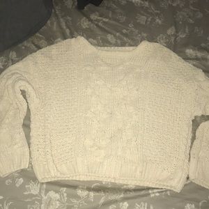 Beige Knitted sweater